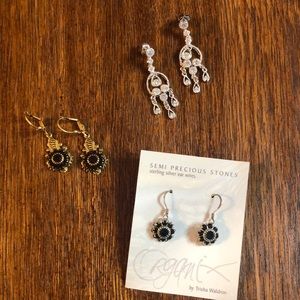 Earrings set of three